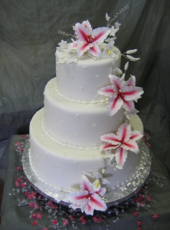 shabby chic wedding cakes