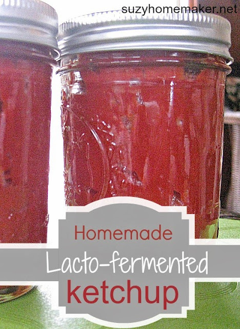 homemade lacto-fermented ketchup | suzyhomemaker.net