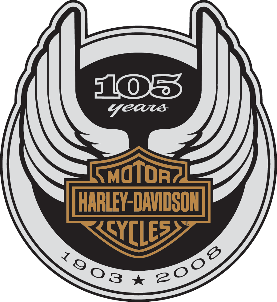 logosociety Harley  Davidson  105th Years  Logo 