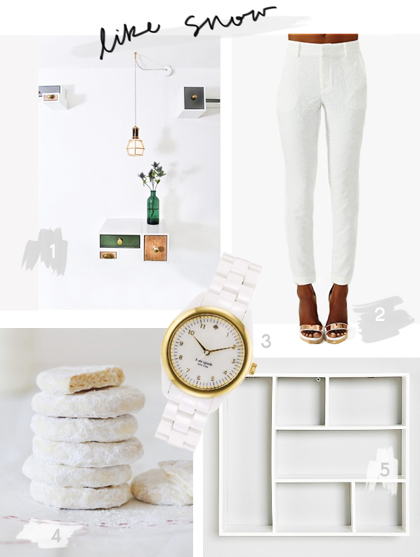 white as snow from fashion to food to decor