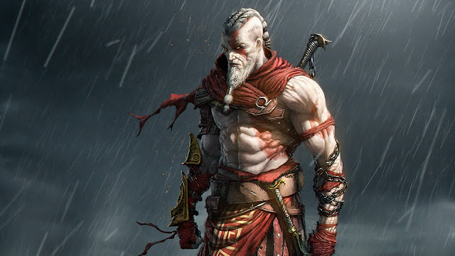 Kratos Fanart 4k HD Wallpaper