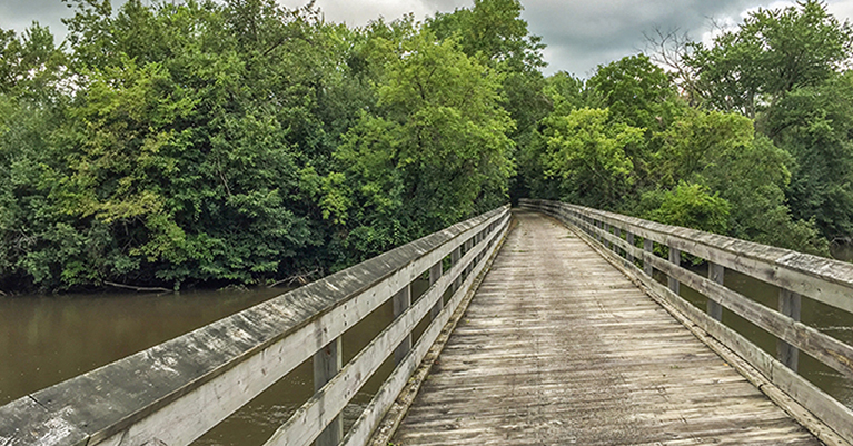 The Sugar River State Trail and Ice Age Trail Albany Segment