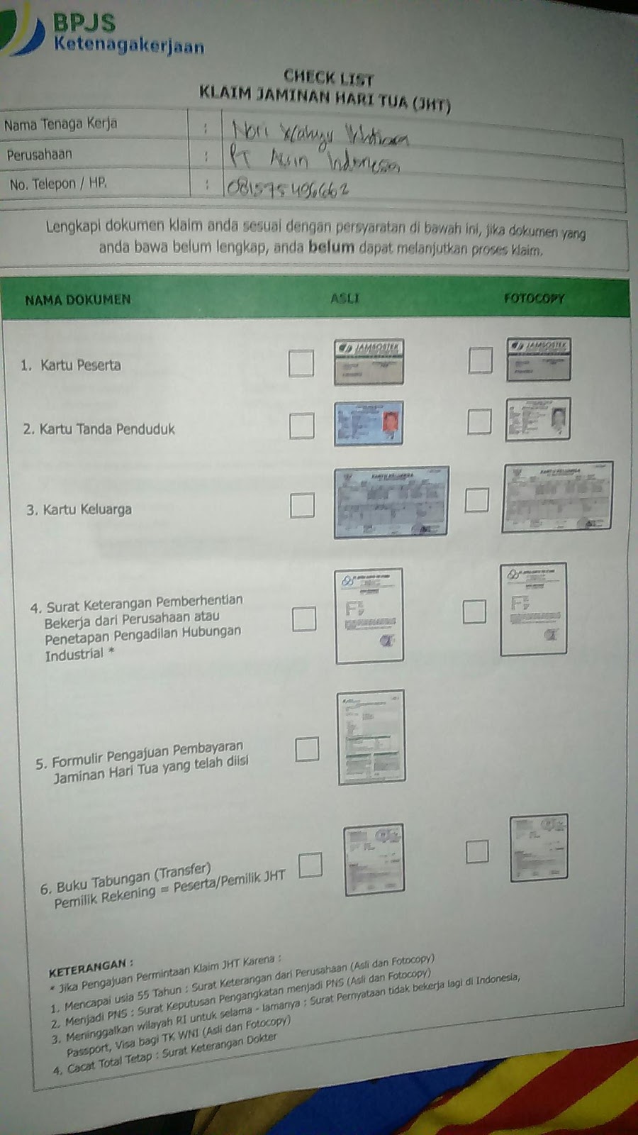 Cara Pengajuan Klaim BPJS Ketenagakerjaan  Wahyunorry Share