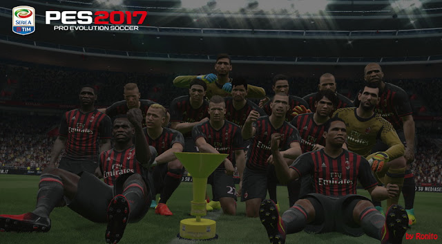 PES 2017 Serie A, TIM Cup, Supercoppa Italiana Trophy by Ronito