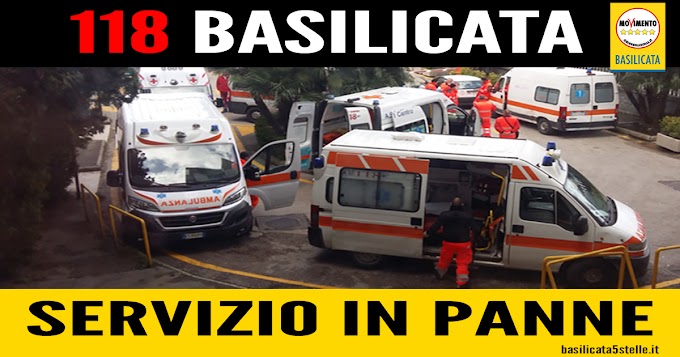 Perrino (M5S): Servizio 118 Basilicata: una situazione endemicamente disastrosa