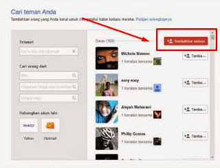 cara menambah teman di google plus secara banyak