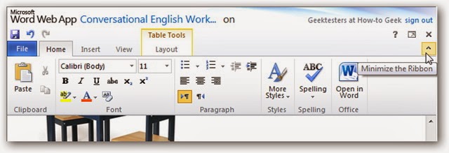 تطبيقات Office Web