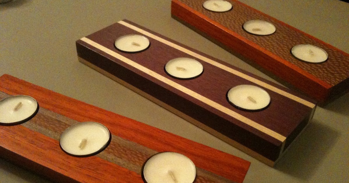 Craig Schriver Woodworking: Exotic Wood Tealight Candle 