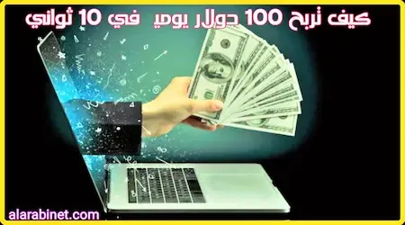 تعلم كيف تربح 100$ يوميا من الإنترنت في 10 ثواني