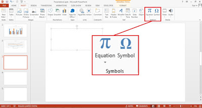 PowerPoint Insert Symbol