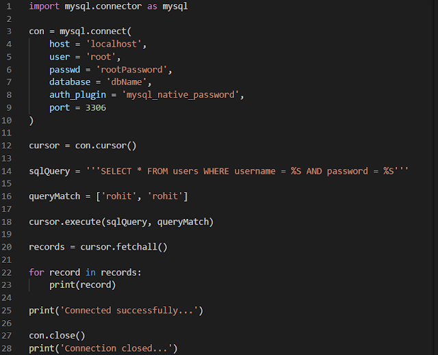 Not all parameters were used in the SQL statement (mysql.connector.errors.ProgrammingError with Python)