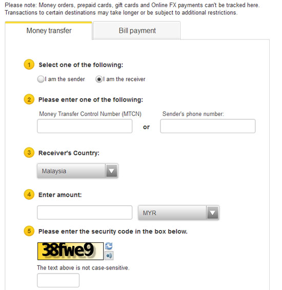 Cara Tracking Pindahan Wang Western Union