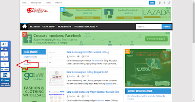 Cara membuat tombol share floating di samping blog