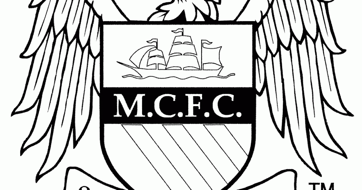Mewarnai Gambar Logo Klub Manchester City - Contoh Anak PAUD