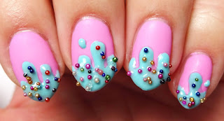 Ice Cream Sprinkle Nails