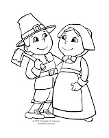 Pilgrim Coloring Pages For Kids