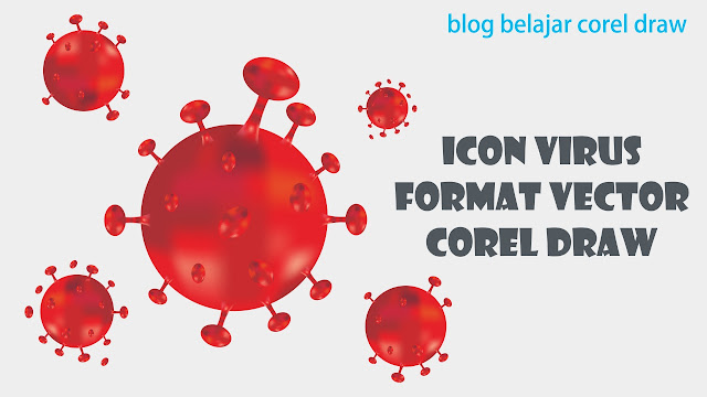 gambar vector virus corona format corel draw