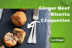 Ginger Beef Risotto Croquettes