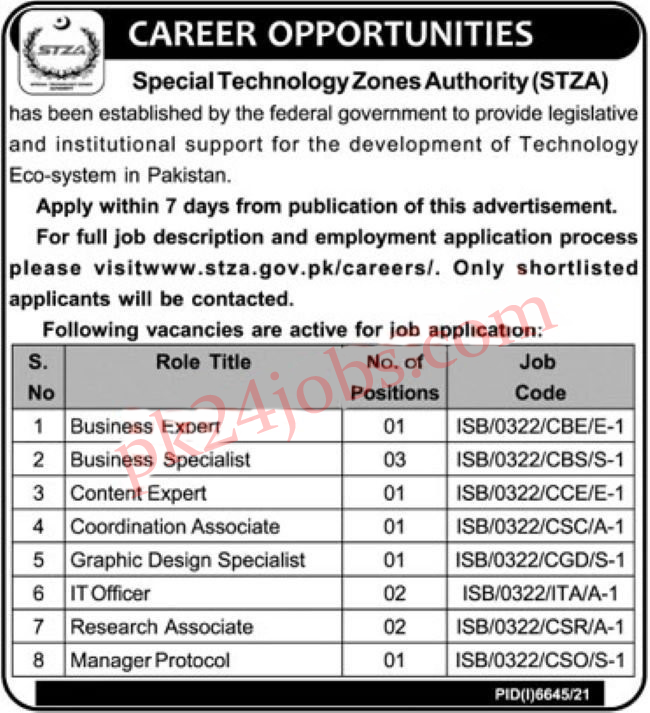 STZA Jobs 2022 – Government Jobs 2022