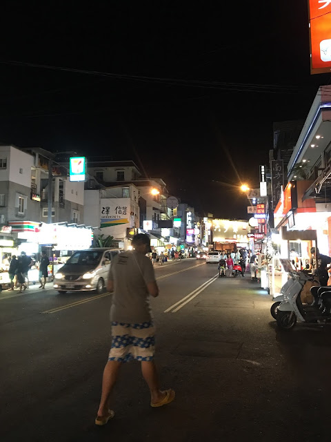 kenting main street night market, pingtung, taiwan