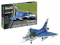 Revell 1/72 Eurofighter Luftwaffe 2020 'Quadriga' (03843) Color Guide & Paint Conversion Chart