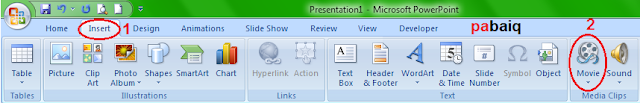 Sisipkan Video pada Powerpoint