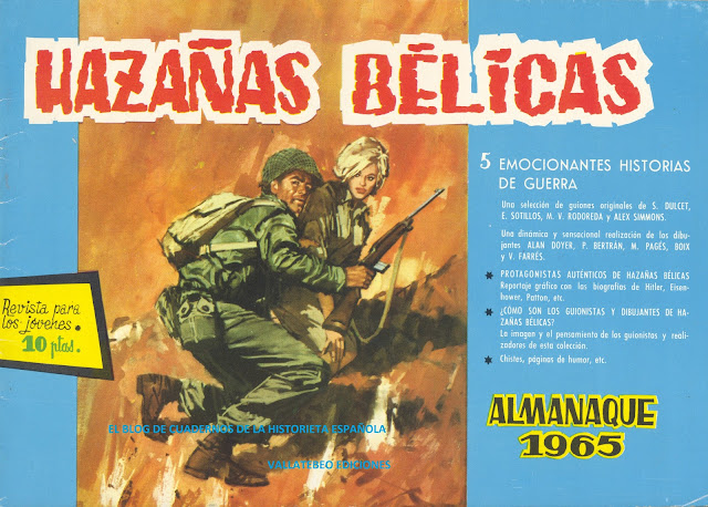 Hazañas Bélicas. Almanaque 1965. Toray. 1964