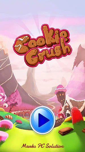 Cookie Crush Match 3 Welcome Screen