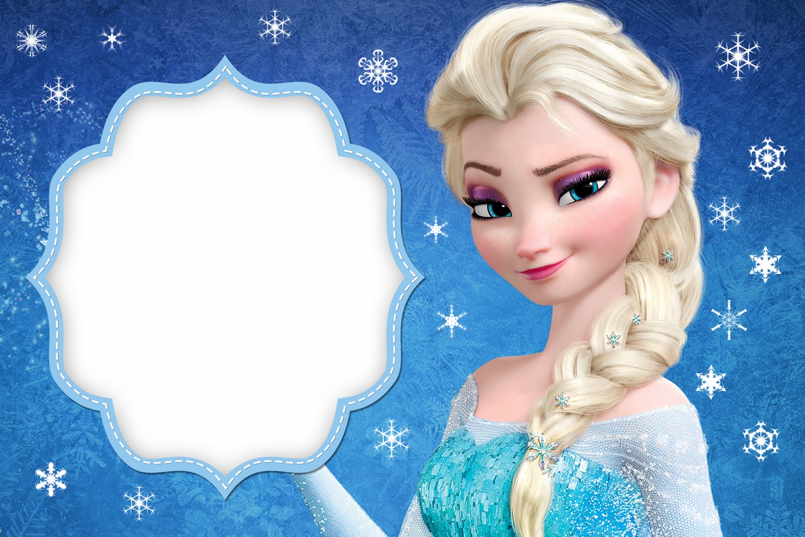 Frozen Free Printable Cards Or Party Invitations Oh My Fiesta