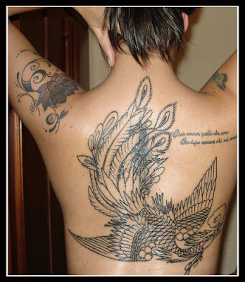 tatuaje artistico. Tattoo - Tatuaje artistico dibujo personalizado - tattoo ave fenix