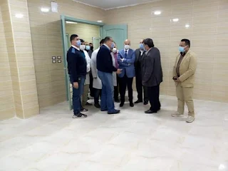 محافظ الشرقية يرافقه وكيل وزارة الصحة يتفقد سير العمل بمستشفي أبو حماد المركزي