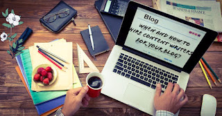 A content writer writing a blog post. When And How To Hire Content Writers For Your Blog?