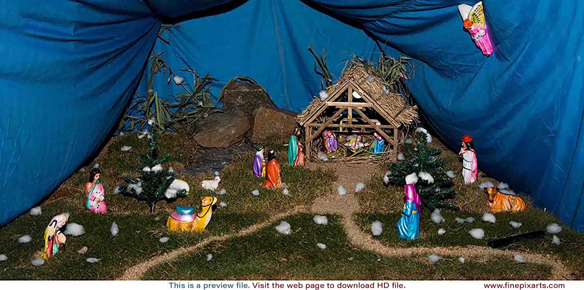 Christmas crib Pulkoodu little flower church elamkulam 00009