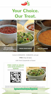 Free Printable Chili's Coupons