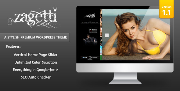 Zagetti™ I A Stylish Wordpress theme - Photography Creative