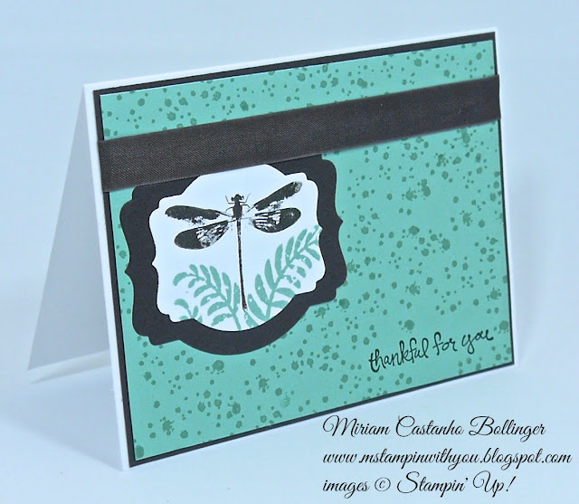 Miriam Castanho Bollinger, #mstampinwithyou, stampin up, demonstrator, dsc, thank you, awesomely artistic, good greetings stamp set, deco labels collections, big shot, su