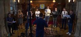 The Marian Consort recording session at Crichton Collegiate Church (photo Will Campbell-Gibson)