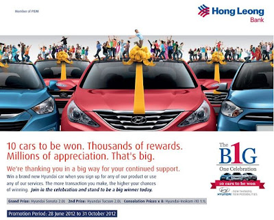 Hong Leong Bank: Win Hyundai Sonata Car