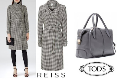 The Duchess Of Cambridge's REISS Rubik Coat and TOD'S D Styling Bag