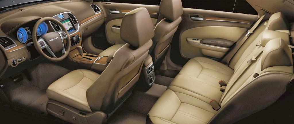  from the inside Chrysler 300 Glacier model year 2013.