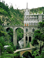 Las Lajas Cathedral in Colombia