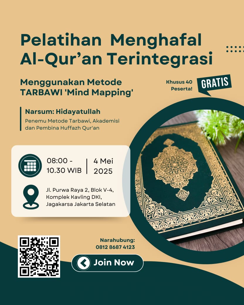 Baruu...Pelatihan Menghafal Al-Qur'an Terintegrasi Metode Tarbawi "Mind Mapping"