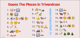 WhatsApp Puzzle : Guess The Places in Trivandrum