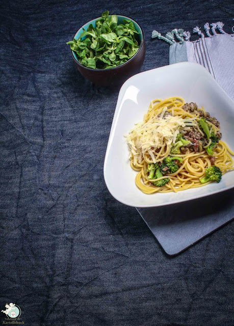 Spaghetti mit Salsiccia und Brokkoli 