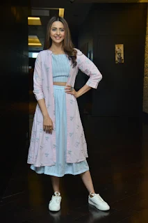 Actress Rakul Preet Singh Photos At Dev Movie Promotions 