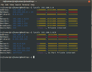 ipcalc in ubuntu