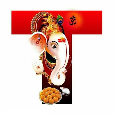 Ganesh Chaturthi WhatsApp DP Alphabet Image 2021