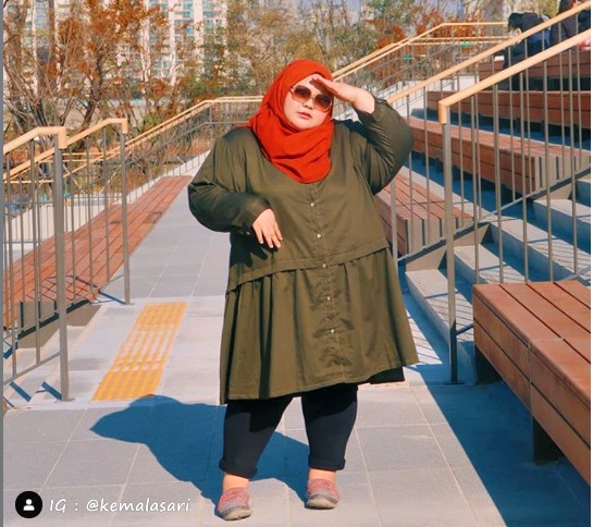 Tips Fashion Untuk Muslimah Gemuk Berhijab Agar Tetap Tampil Cantik
