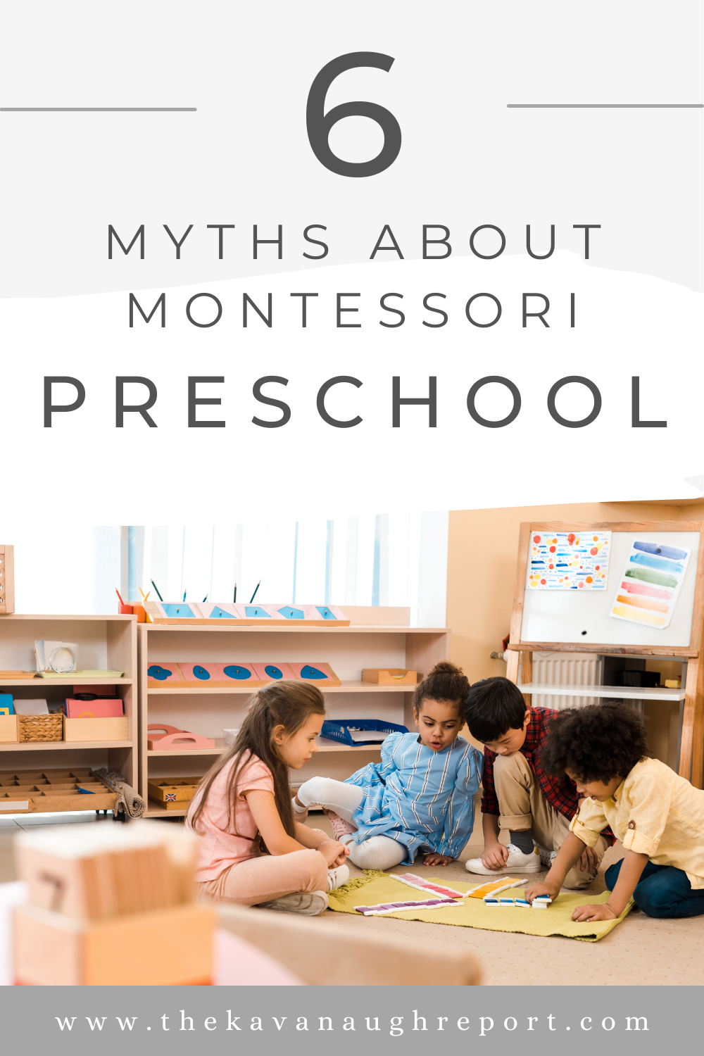 Montessori preschools are wonderful but there are a lot of myths out there about what Montessori preschool is and isn't. Here are six popular Montessori preschool myths and some thoughts on whether or not they are true!