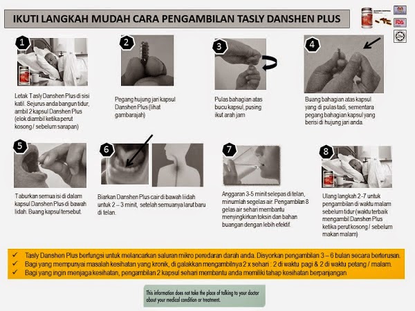 Tasly Danshen Plus: CARA PENGAMBILAN/ PEMAKANAN TASLY 